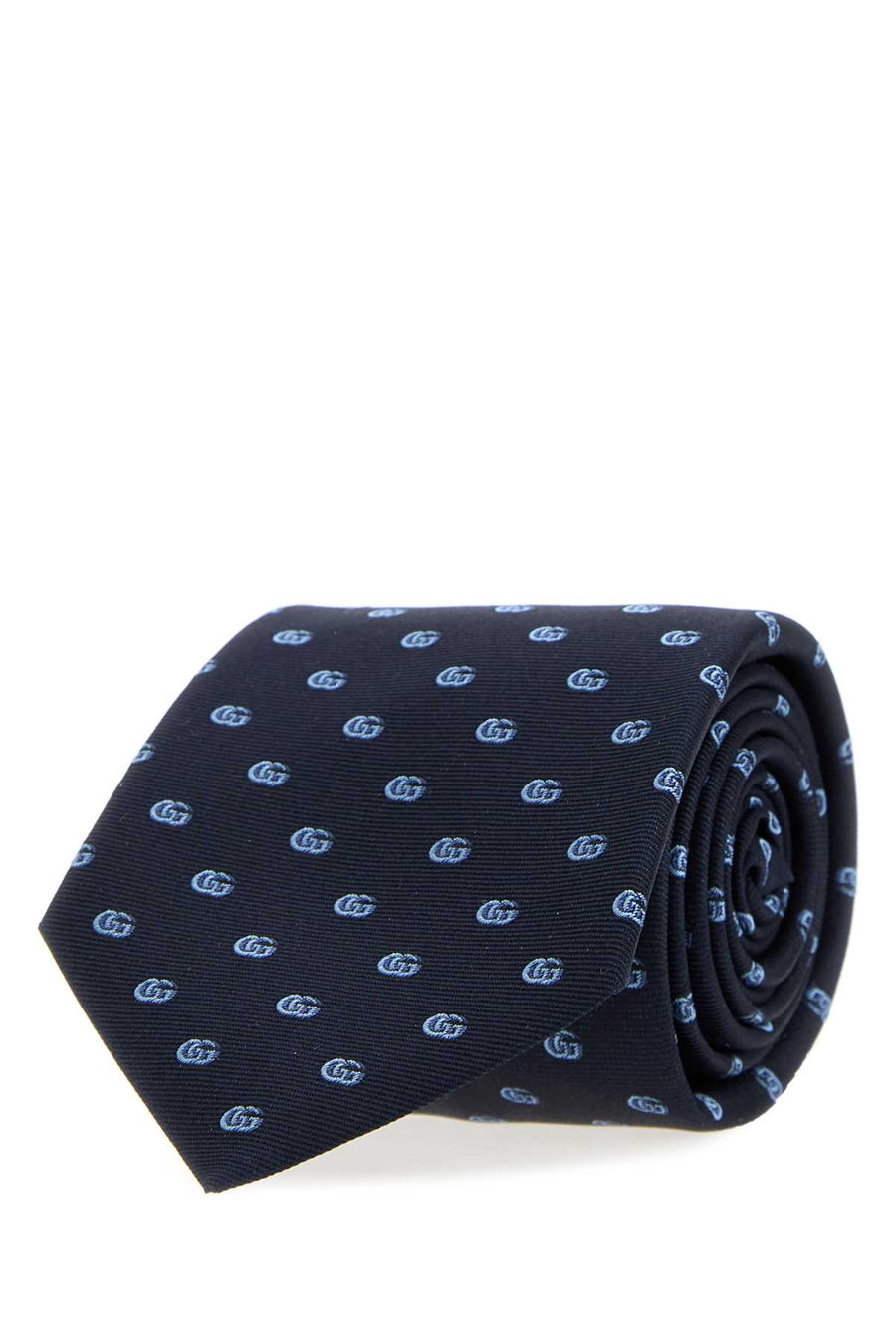 Gucci Exterior: 100% Silk. Lining: 60% Cupro 40% Silk necktie in navy