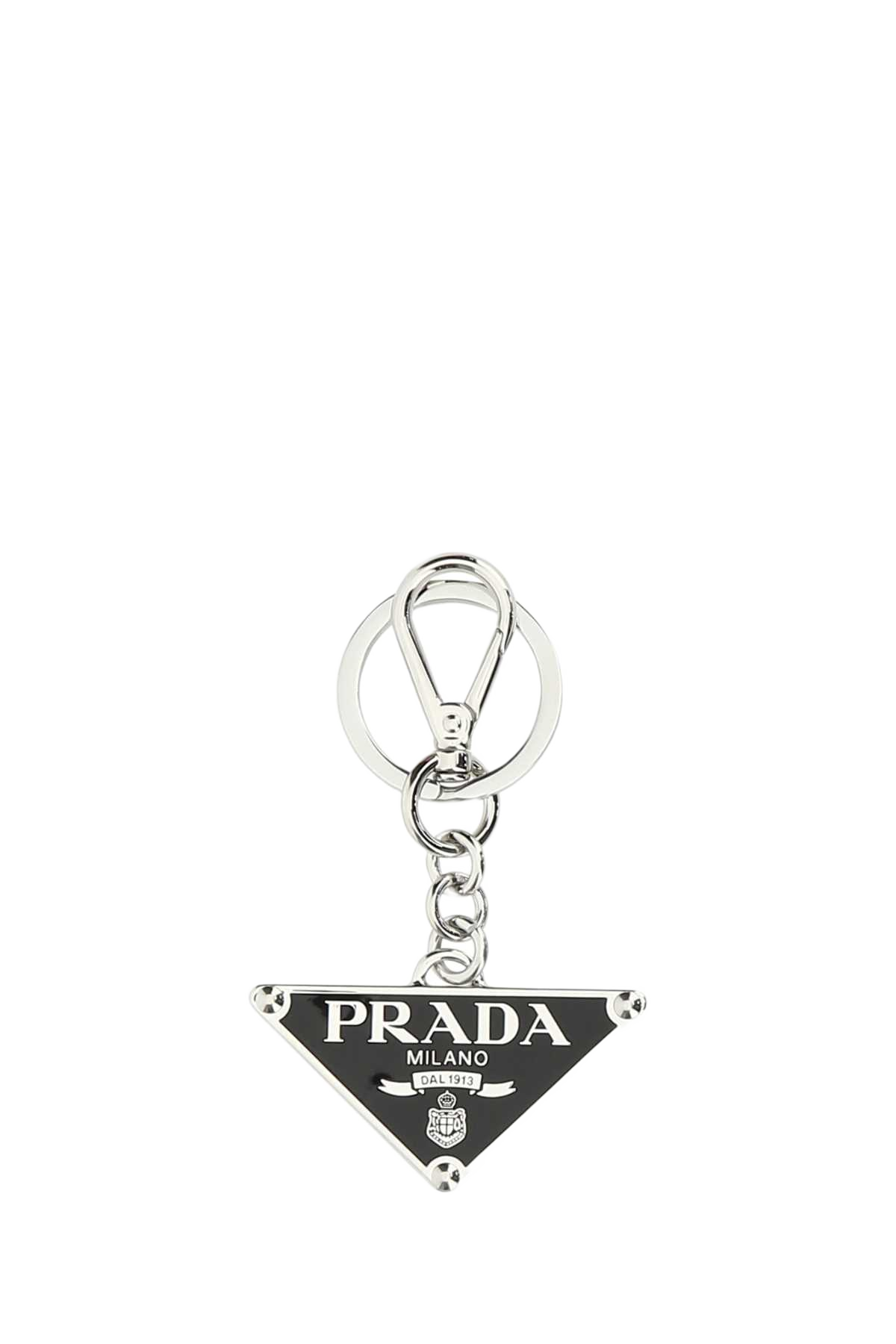 Black Metal Key Ring F0002 Acciaio-ottone Portachiavi