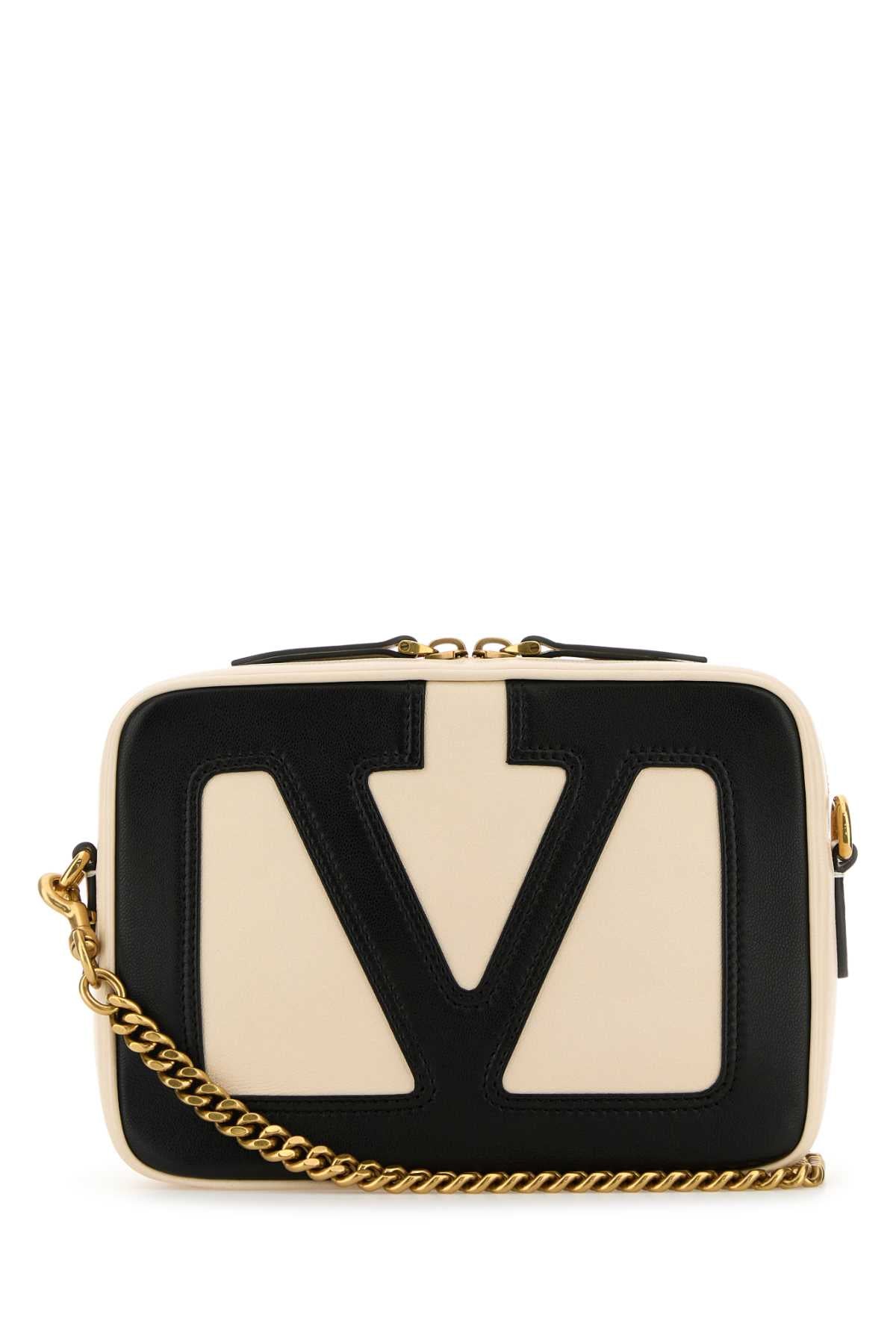 Ivory Nappa Leather Viva Superstar Crossbody Bag Butterwhitenero Borse A Mano
