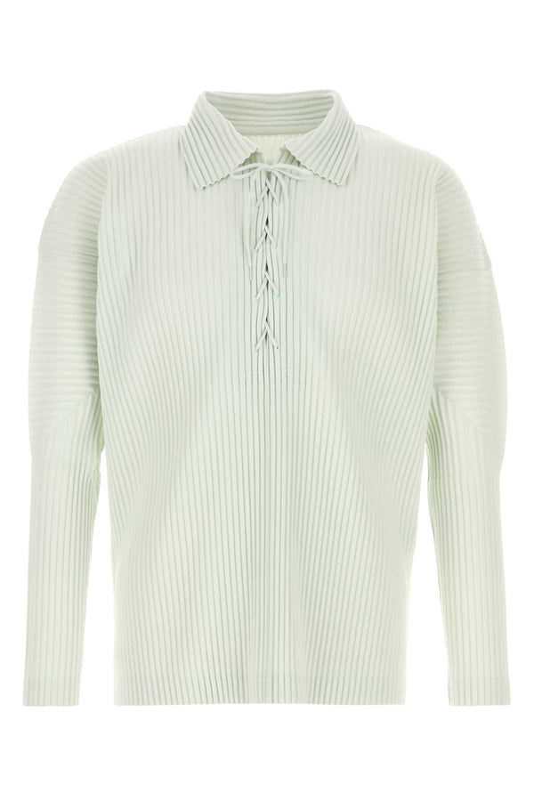 Homme Plisse' Issey Miyake Colors 100% Polyester polo in green