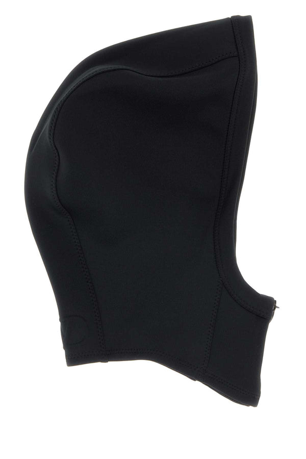 Valentino Garavani Knitted 85% Polyester 15% Elastane balaclava in black
