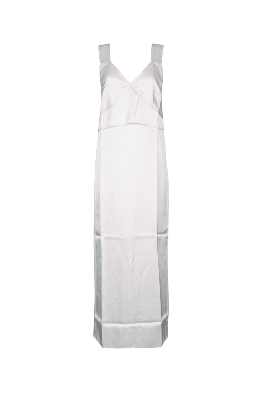 Toteme Slip 100% Viscose dress in white