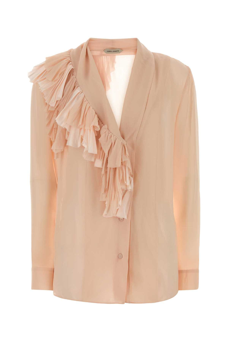 Alberta Ferretti 100% Silk shirt in pink