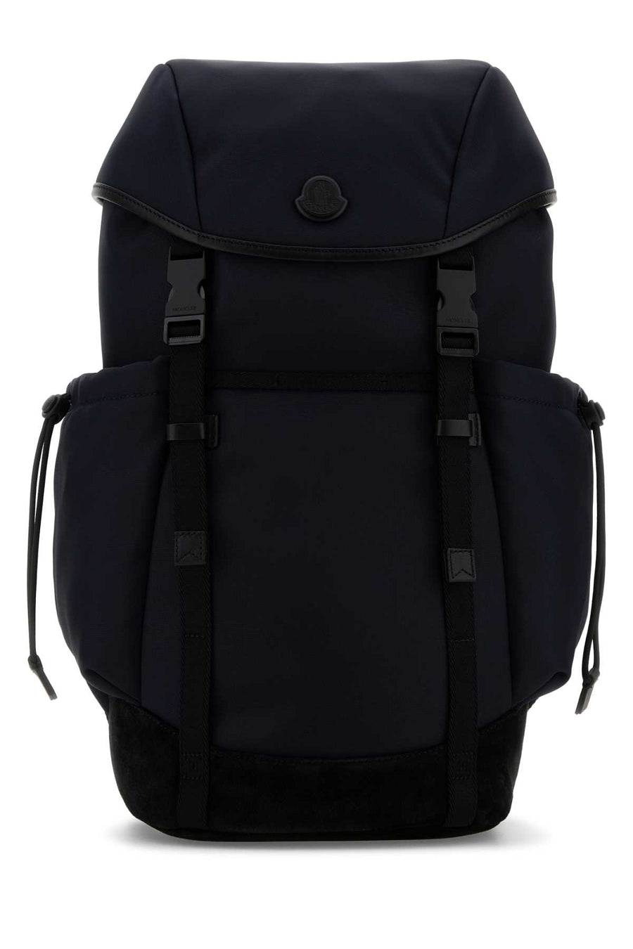 Moncler Backpack Exterior: 57% Polyester 43% Nylon; Lining: 100% Fabric backpack in navy