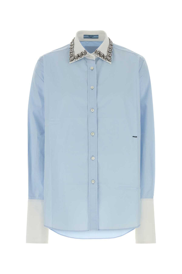 Prada 100% Cotton shirt in blue