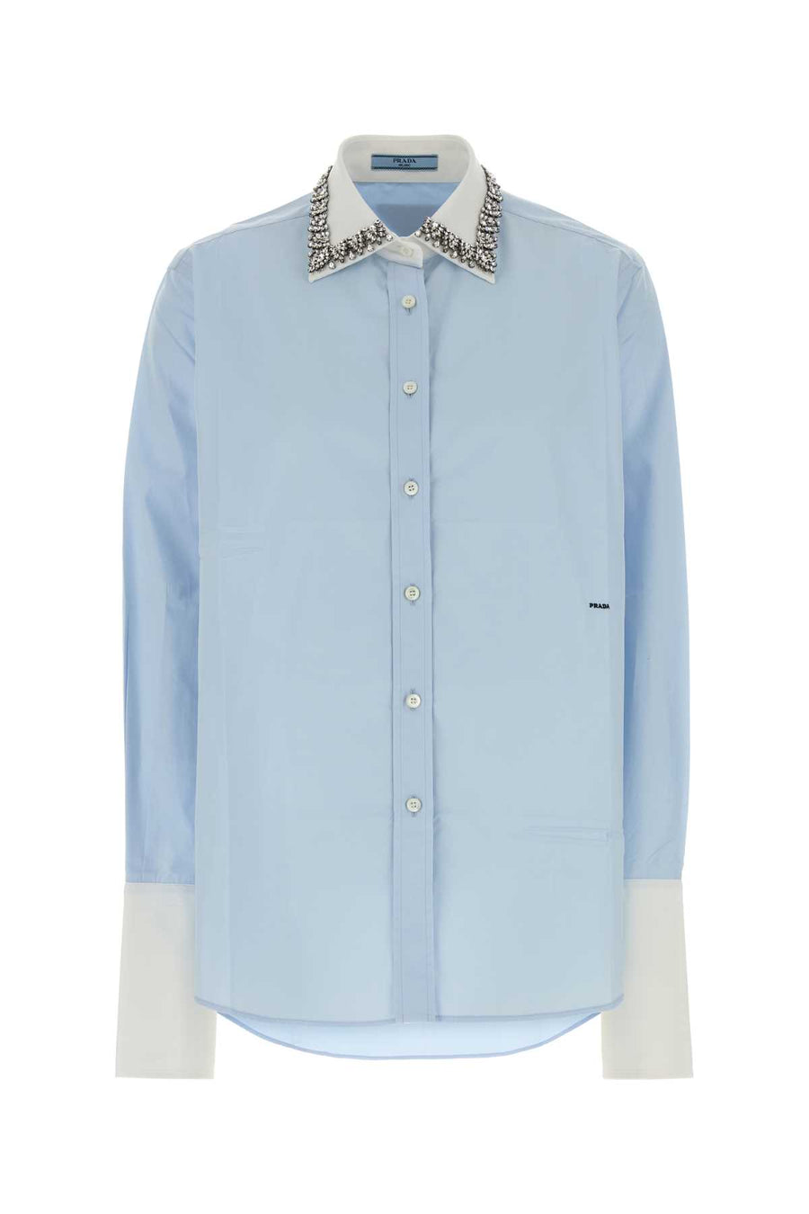 Prada 100% Cotton shirt in blue