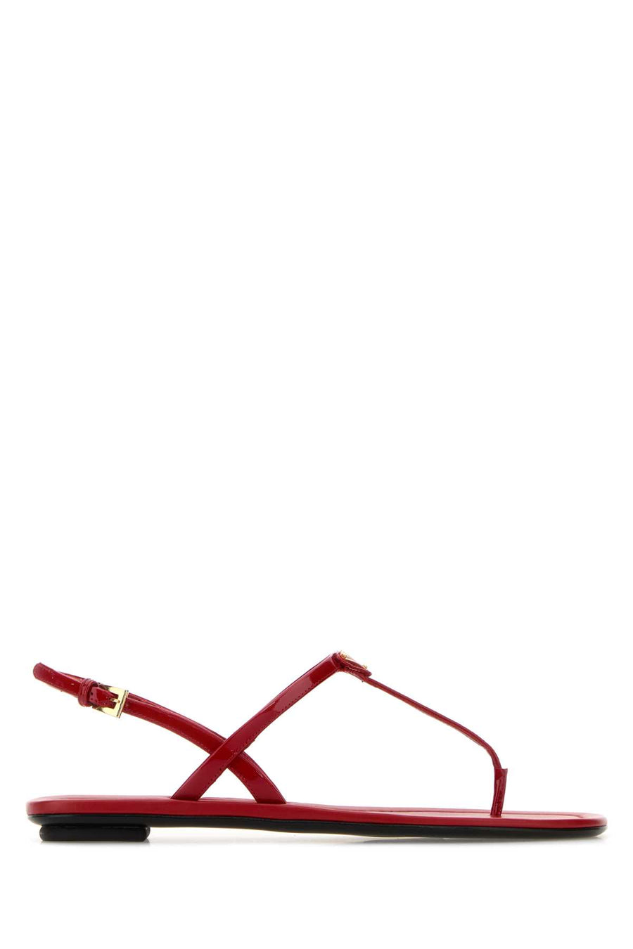 Prada Exterior: 100% Leather sandals in red