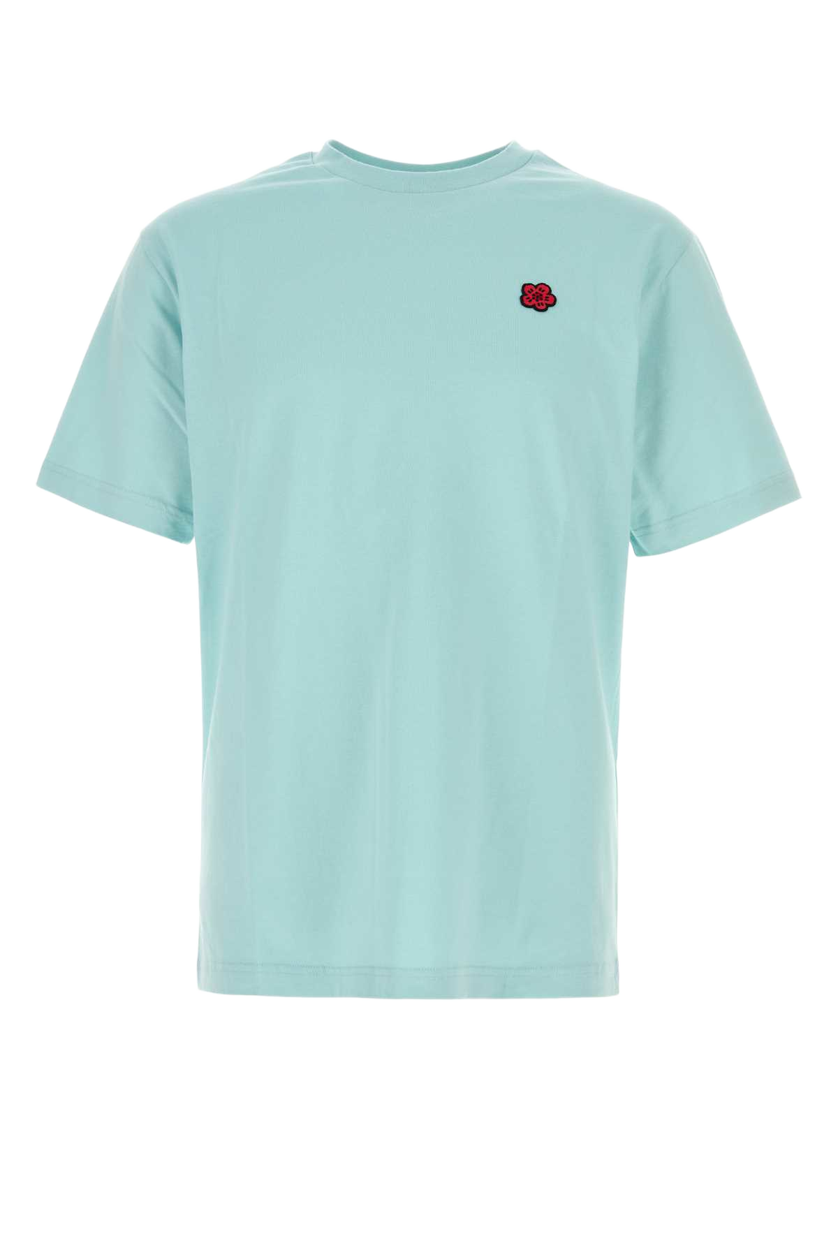 Light Blue Cotton T-Shirt Glacier Exterior