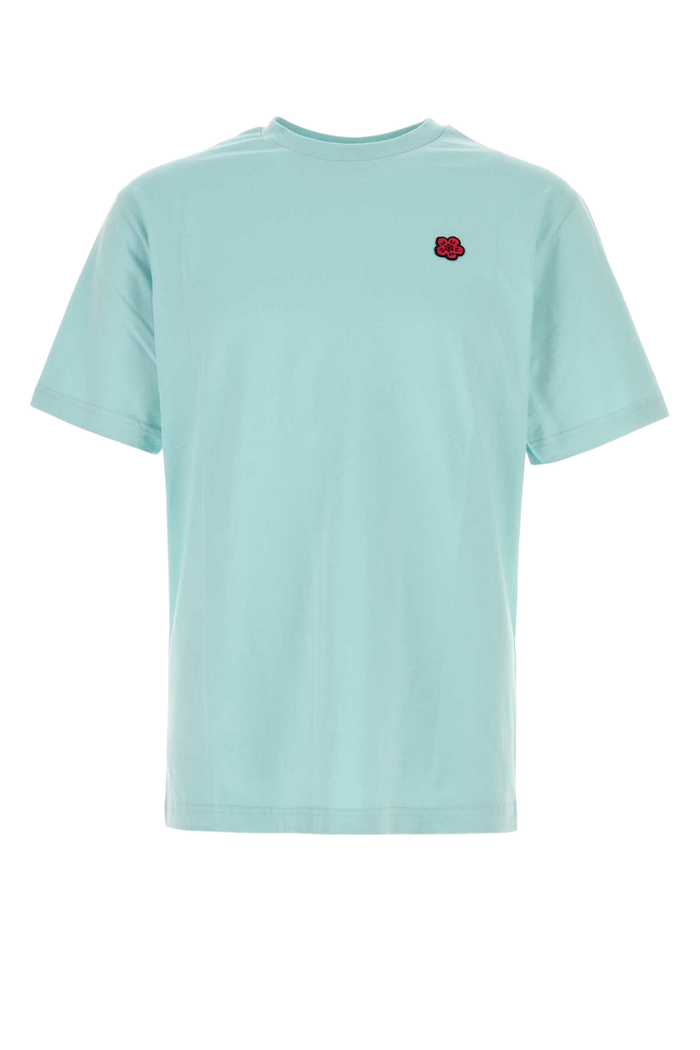 Light Blue Cotton T-Shirt Glacier Exterior