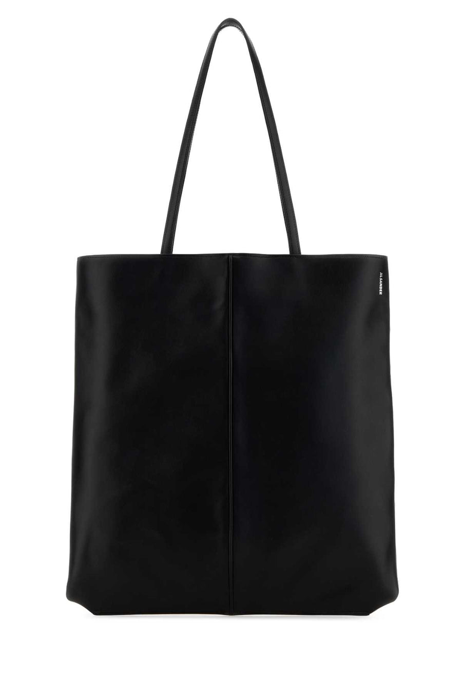 Jil Sander Tote Exterior: 100% Calf Lining: 100% Leather tote bag in black