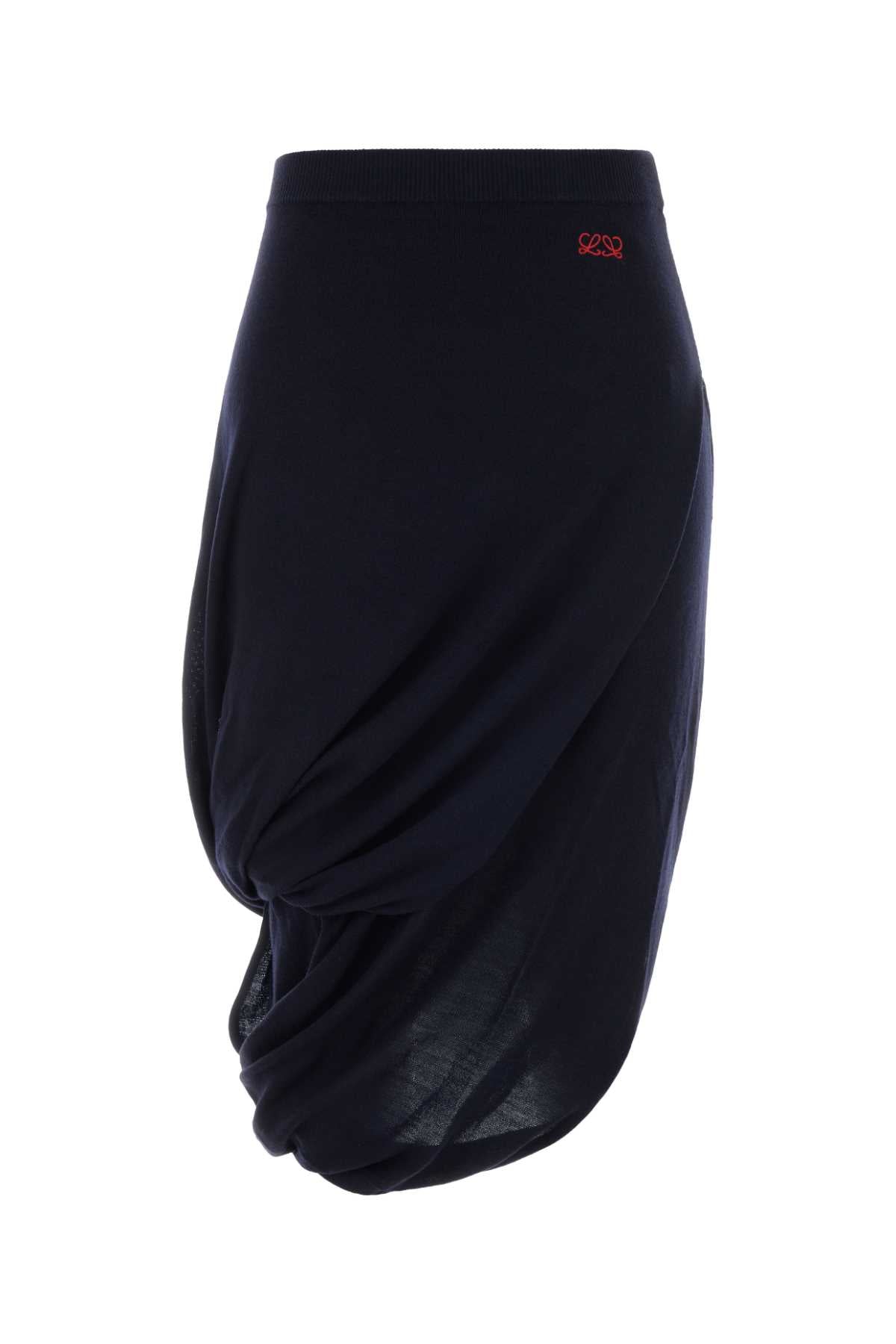 Dark Navy Exterior: Wool Nylon Gonne