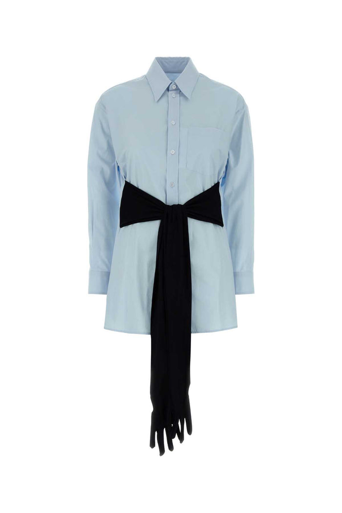 Light Blue Poplin Shirt Lightblue Cotone Camicie