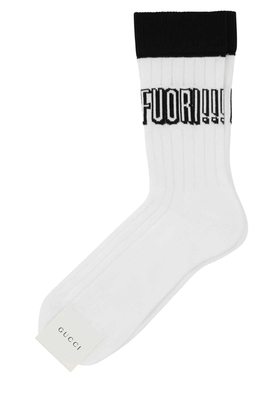 Gucci 83% Cotton socks in white