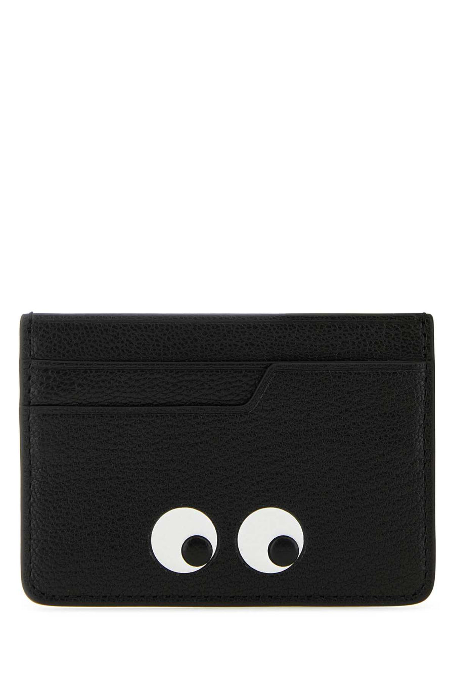 Anya Hindmarch 100% Goatskin card case in black