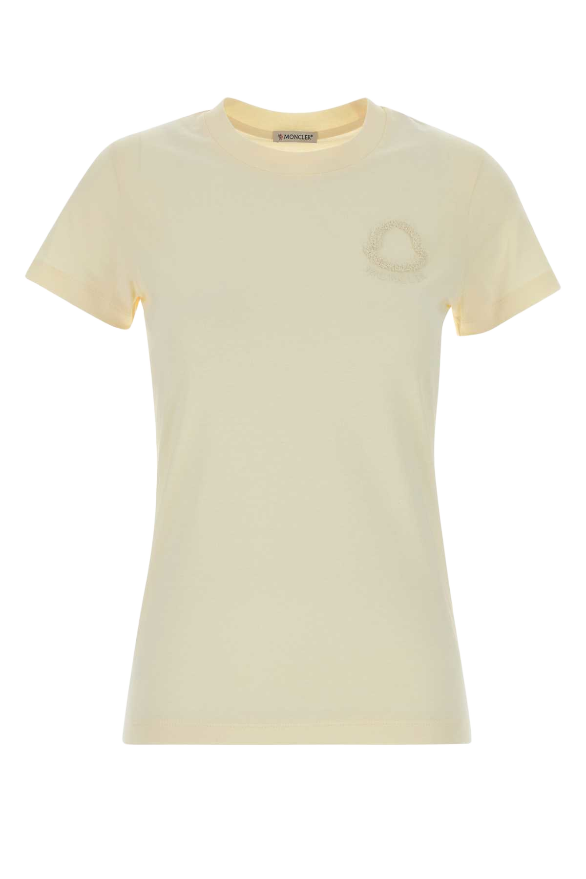 Cream Cotton T-Shirt 034 Exterior