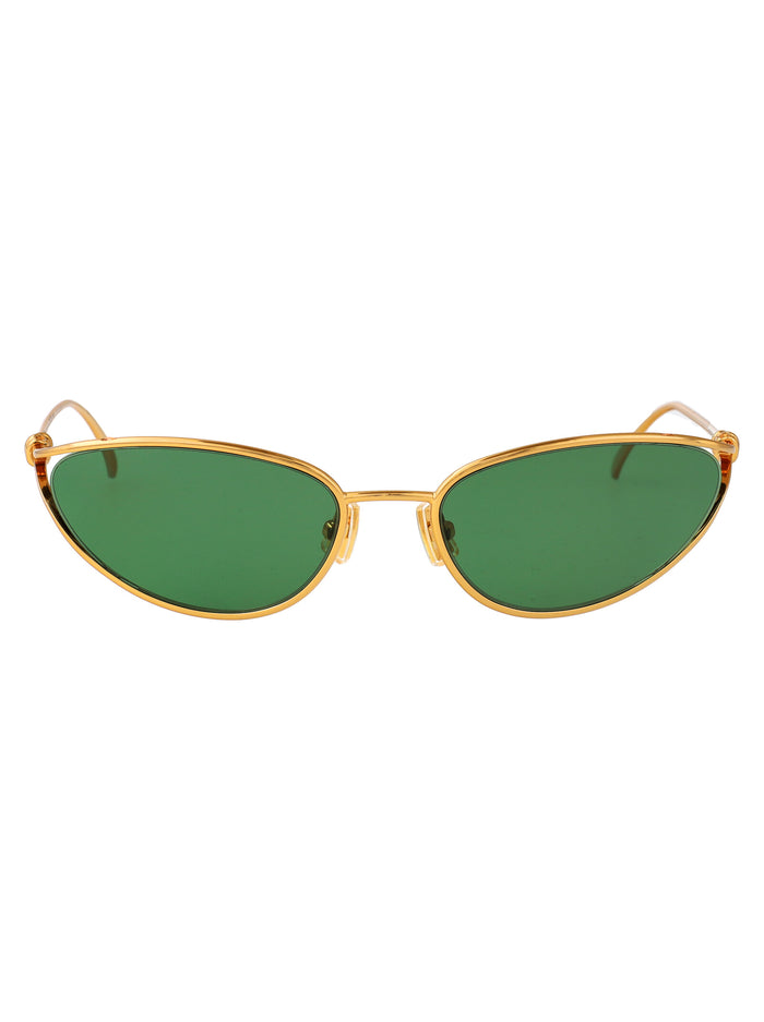 Bv1330s 004 Gold-gold-green Metal Sunglasses