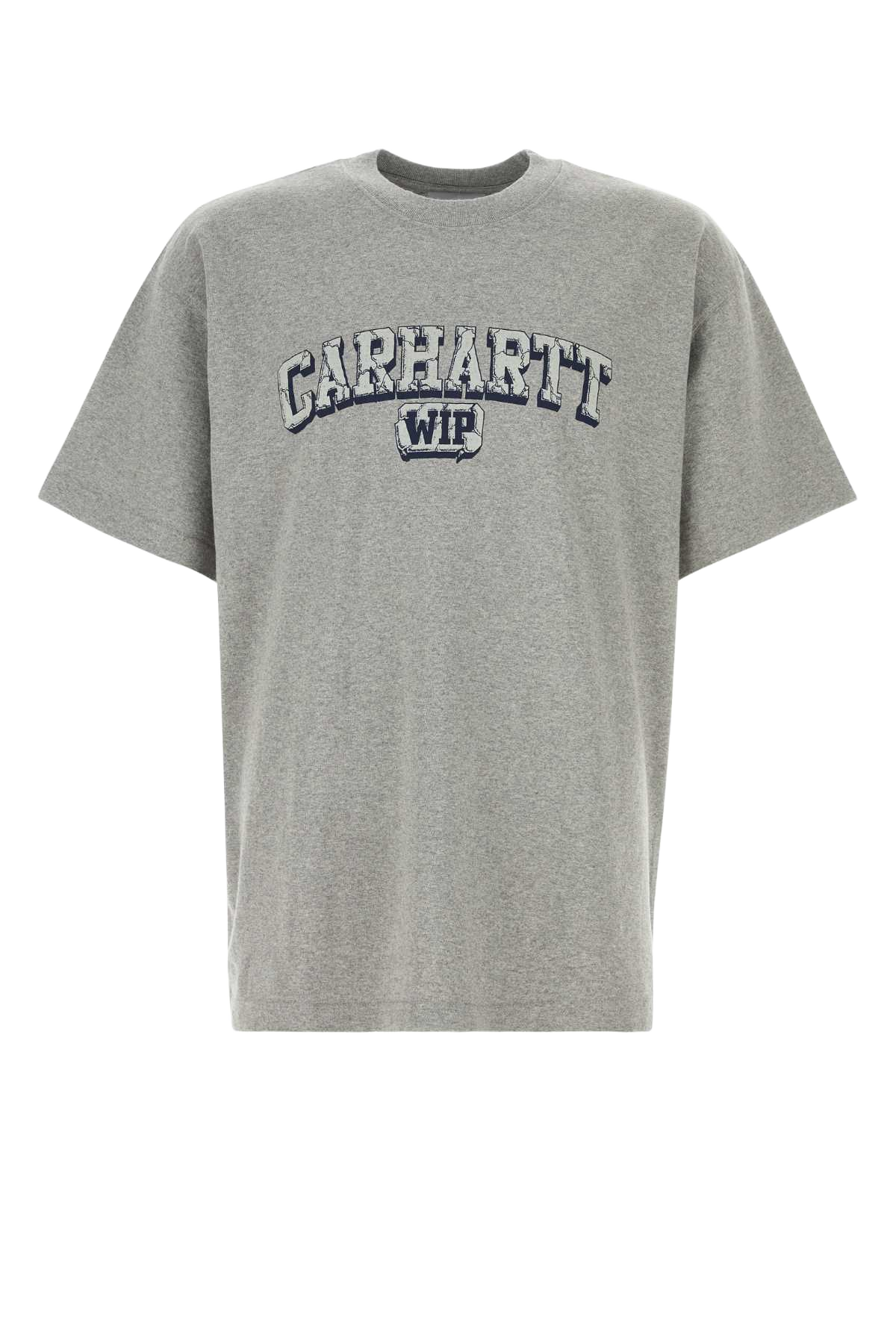 Grey Cotton S-S Heavy Duty T-Shirt Exterior