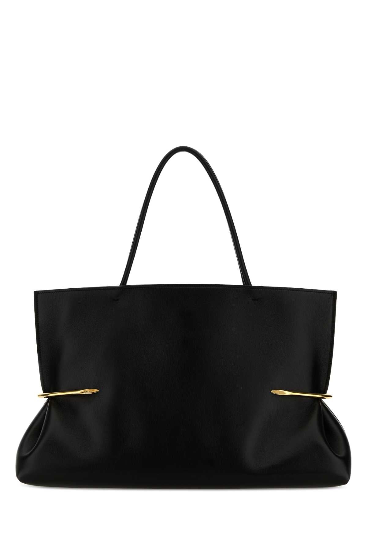 Black Leather East West Shoulder Bag Borse A Mano
