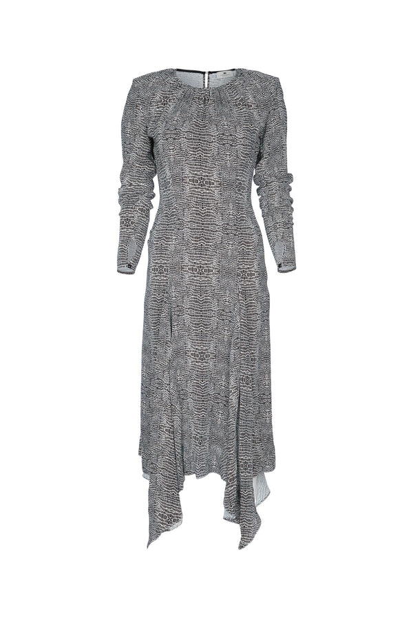 Elisabetta Franchi Stampa Knit dress in black