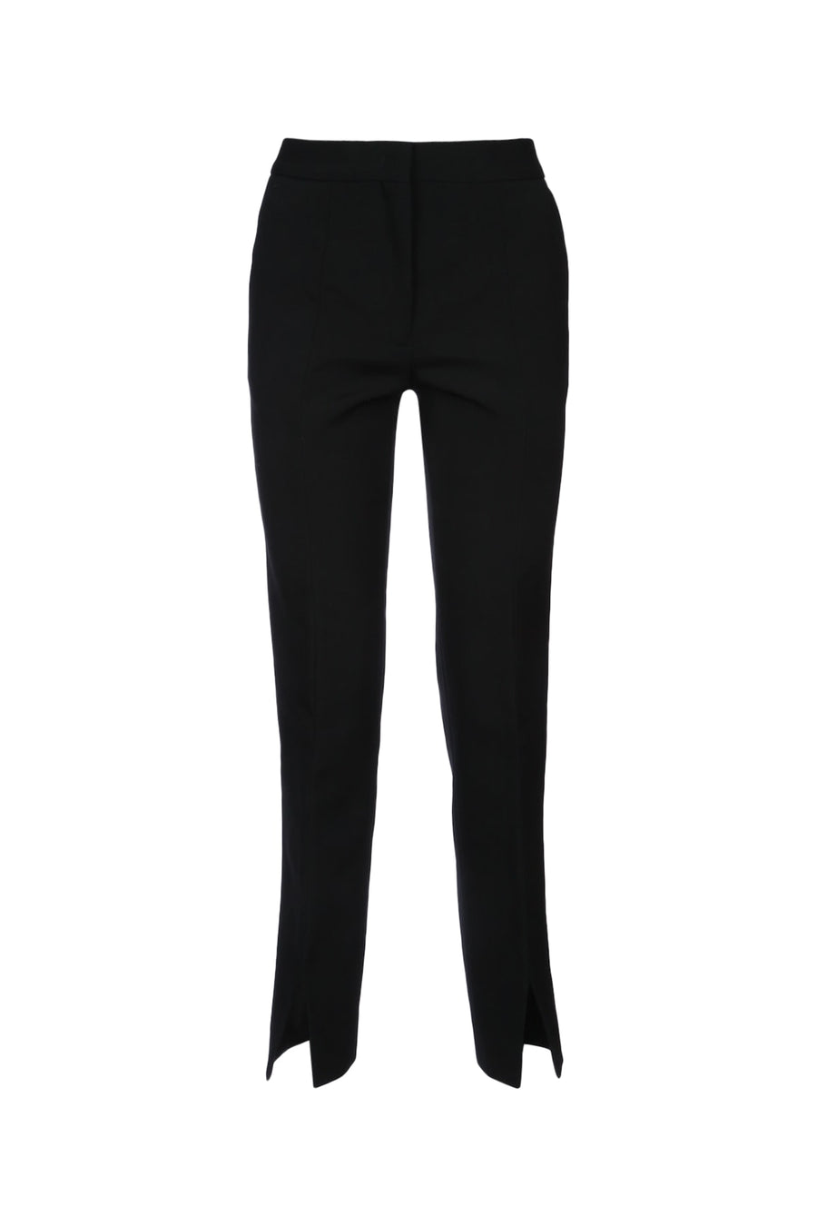 Jil Sander 100% Wool (primary fabric) trousers in black
