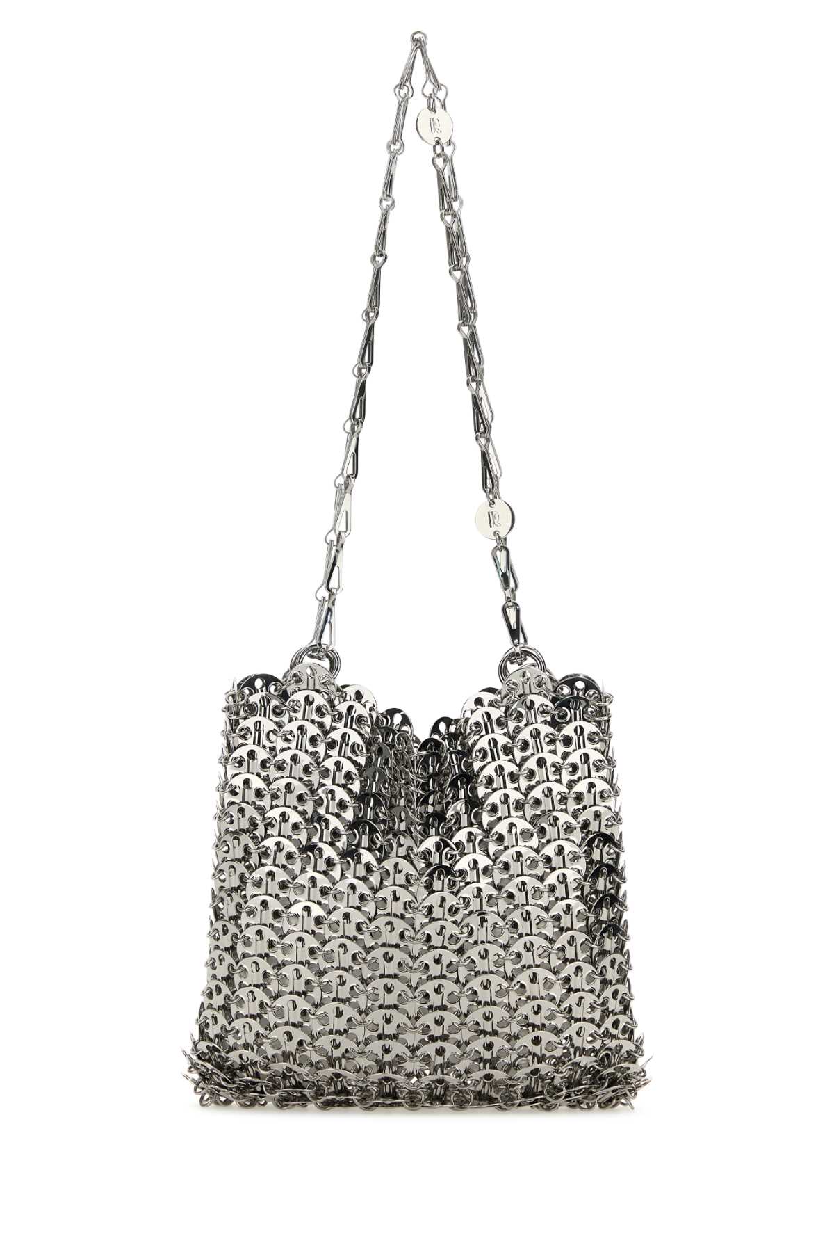 Silver Metal Chain 1969 Shoulder Bag Exterior: Borse A Mano