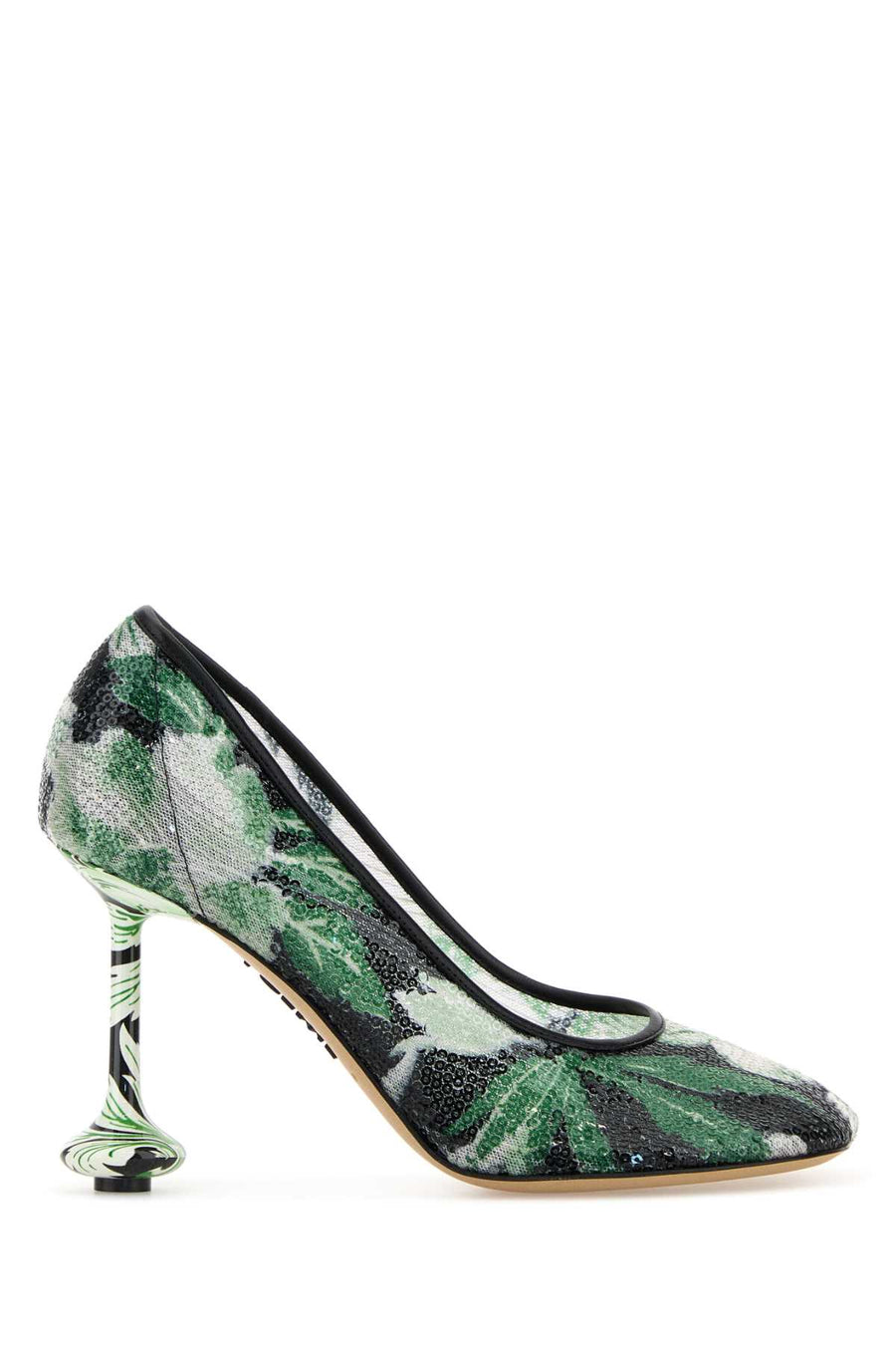 Loewe Blahibgre Exterior: 100% Fabric; Interior: 100% Fabric; Sole: Leather pump in multicolor
