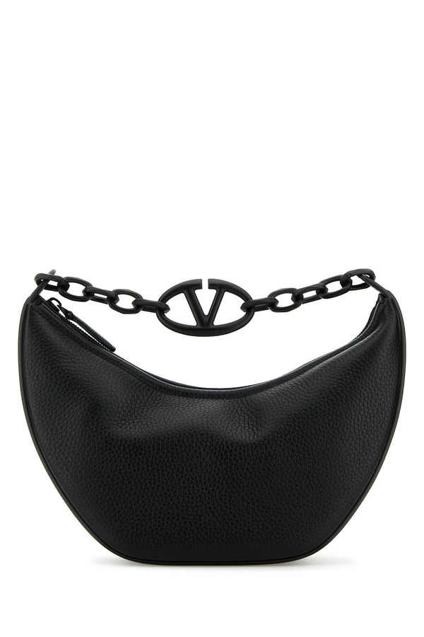 Valentino Garavani Calf leather shoulder bag in black