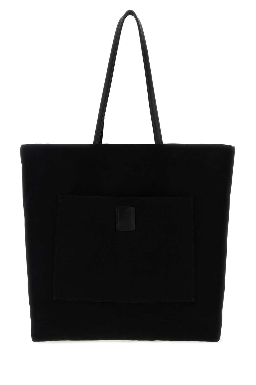 The Row Exterior: 100% Cotton; Lining: 100% Cotton tote bag in black