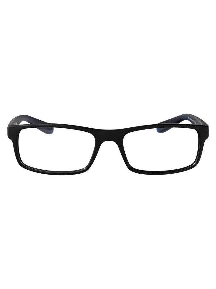 Nike 7090 18 Matte Black/crystal Photo Blue Acetate Optical