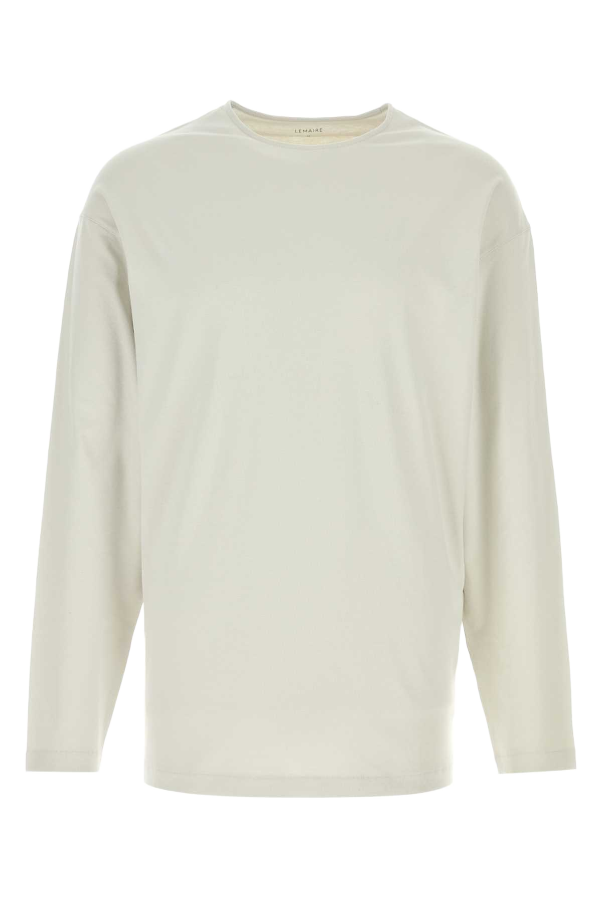 Chalk Cotton T-Shirt Plaster Exterior: Silk