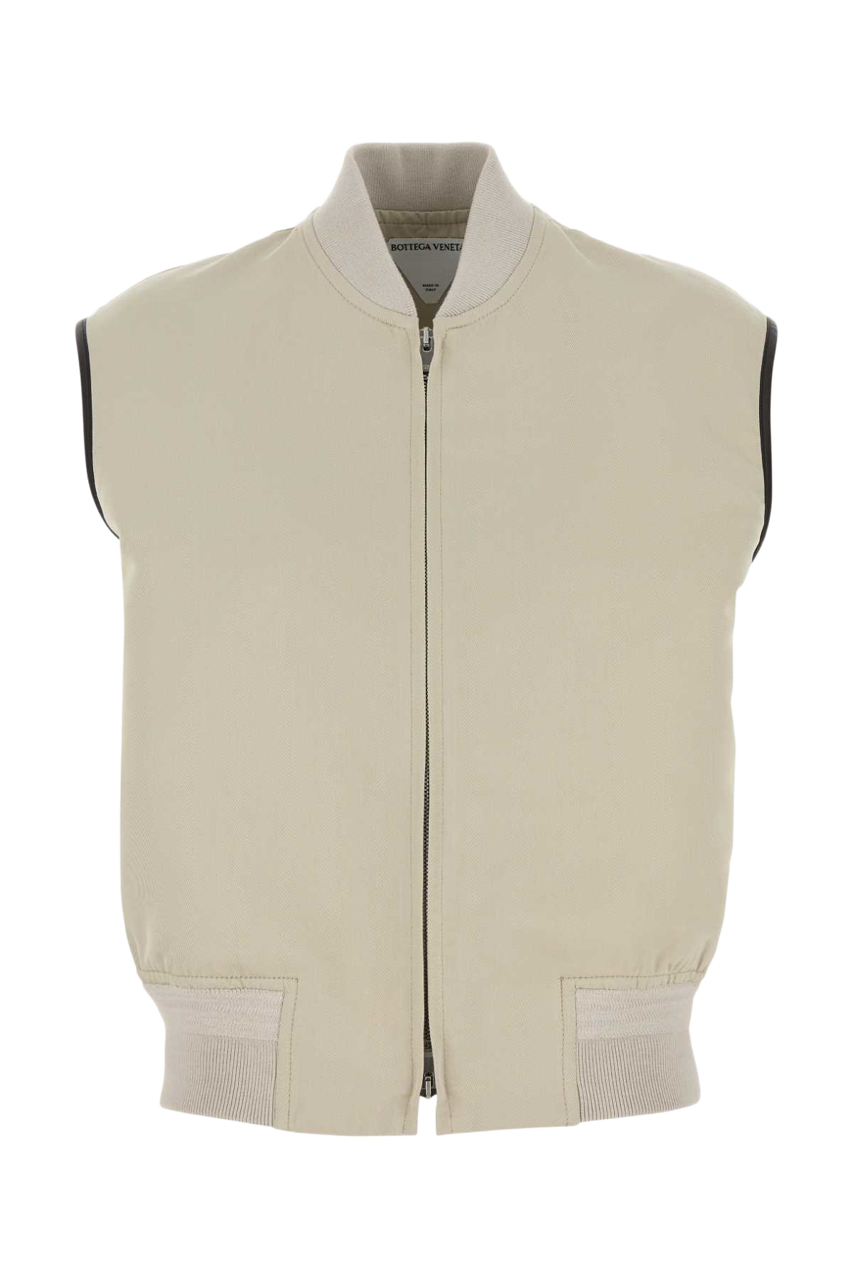 Sand Twill Vest Greyputty Giacche E Gilet
