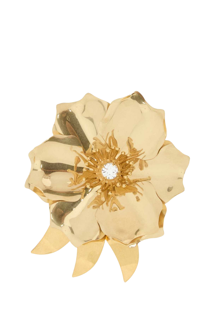 Gold Metal Pin Oro+crystal Ottone-imitationcrystal Spille