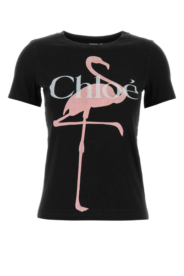 Slate Cotton T-Shirt Ashblack