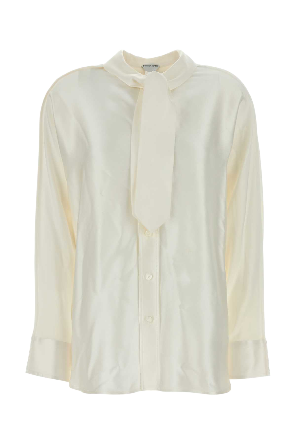 Ivory Silk Shirt Doublechalk Exterior: Camicie