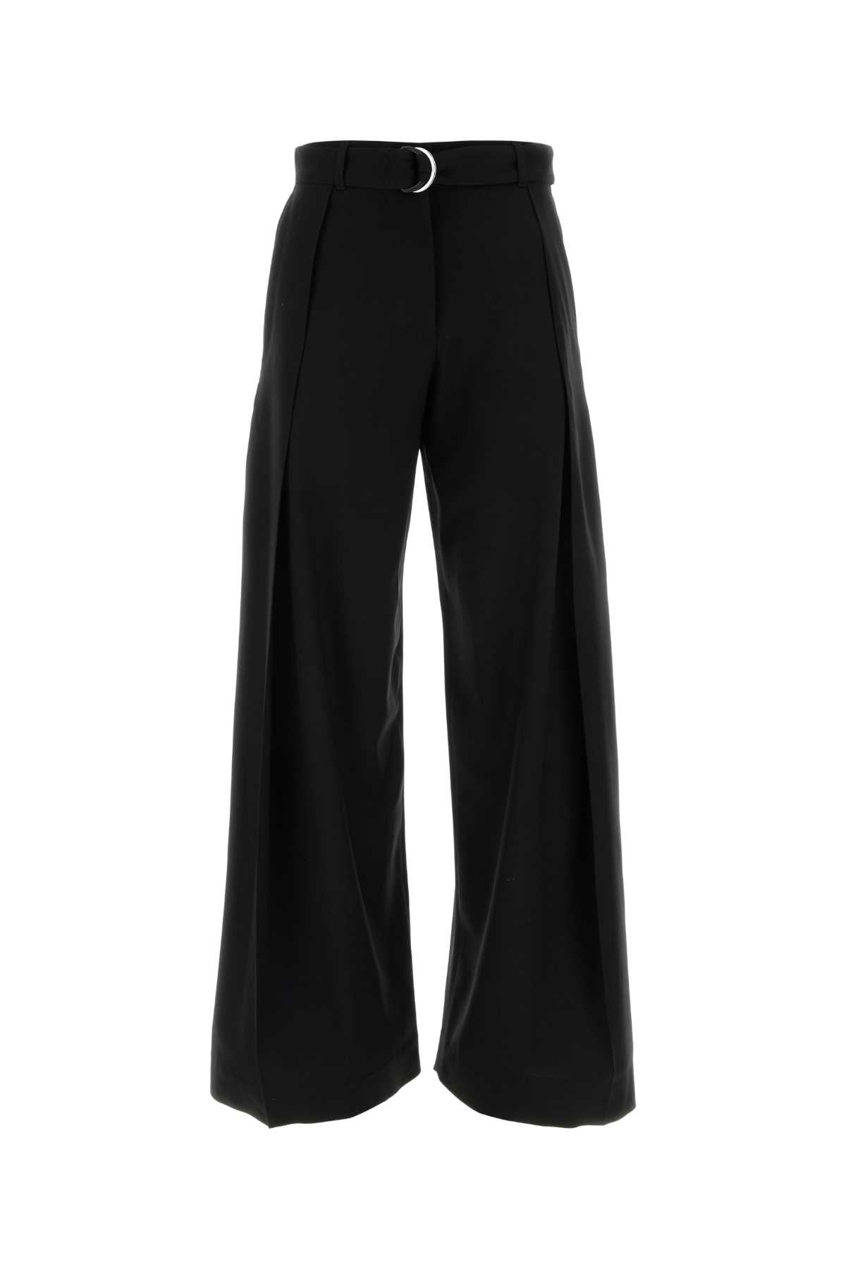 S359y04xi3 Black Exterior: Wool Pantaloni
