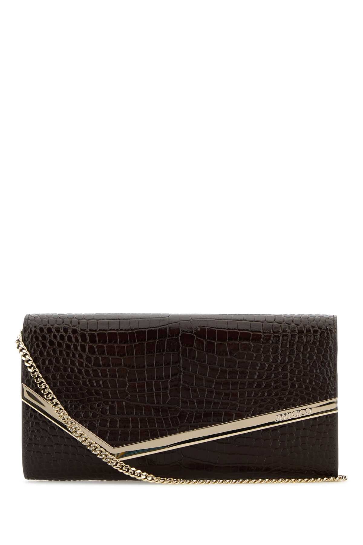 Chocolatelightgold Clutch