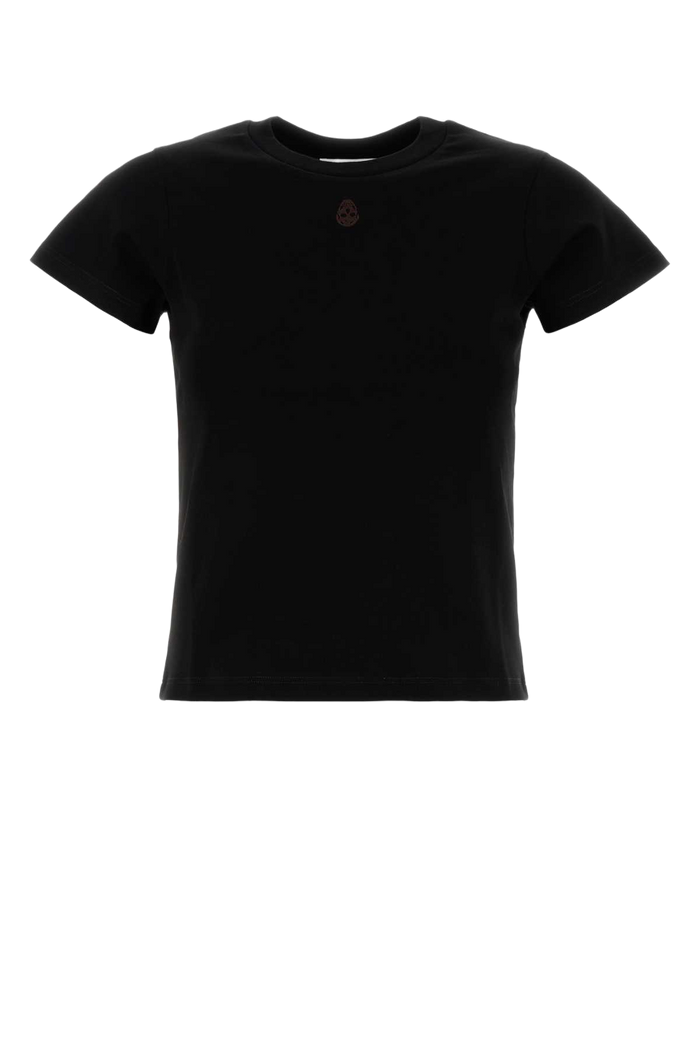 Black Cotton T-Shirt Exterior