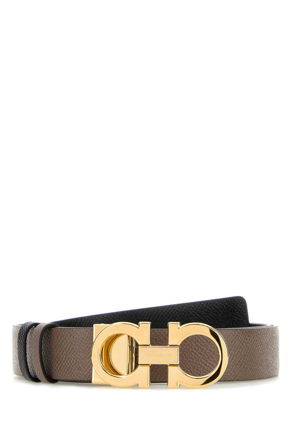 Ferragamo Carseener Calf leather exterior belt in brown