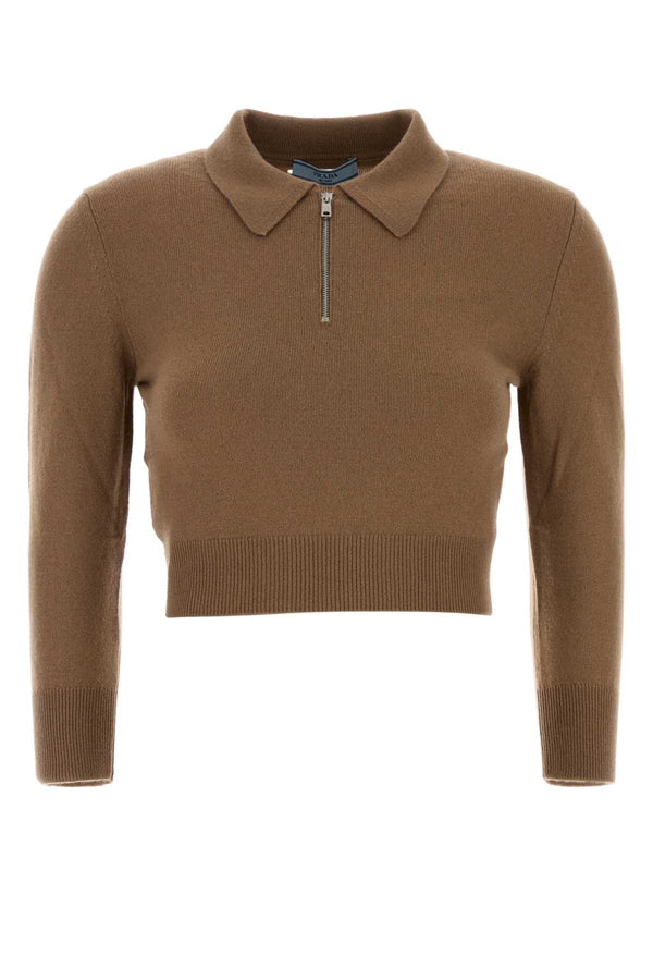 Prada 100% Wool sweater in beige