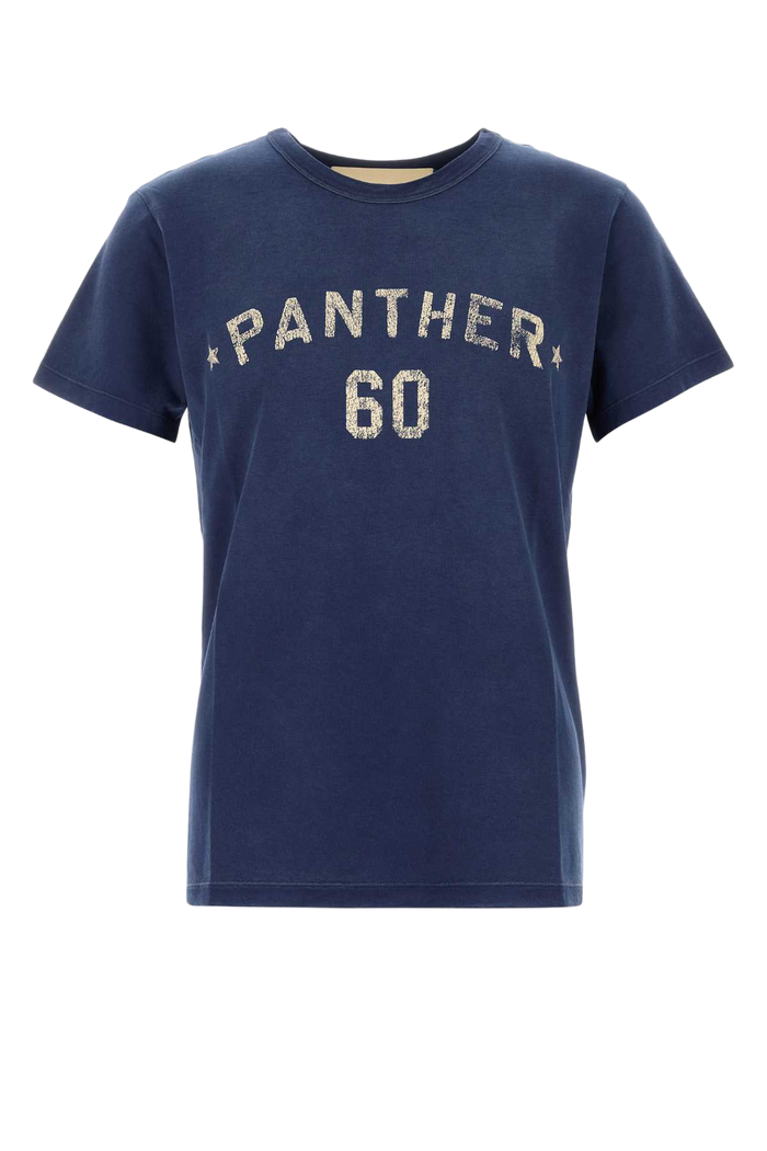 Blue Cotton T-Shirt Grandala Exterior