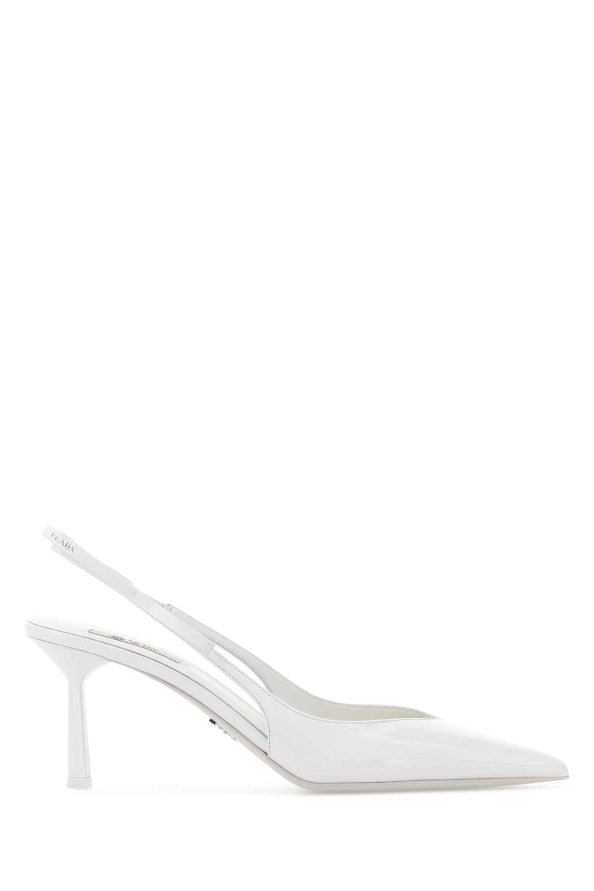 Bianco Scarpe Con Tacco