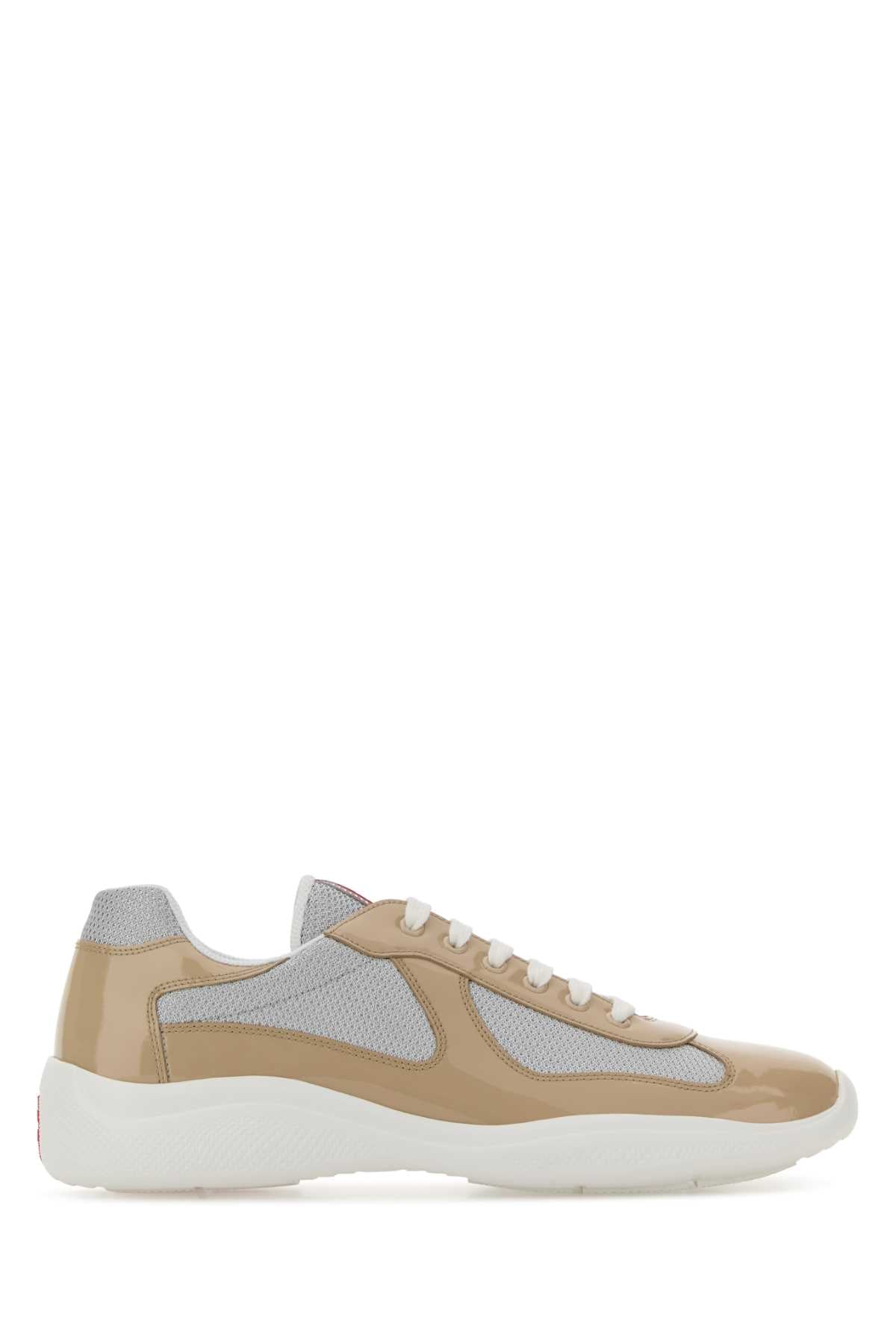 Beige+argento Sneaker