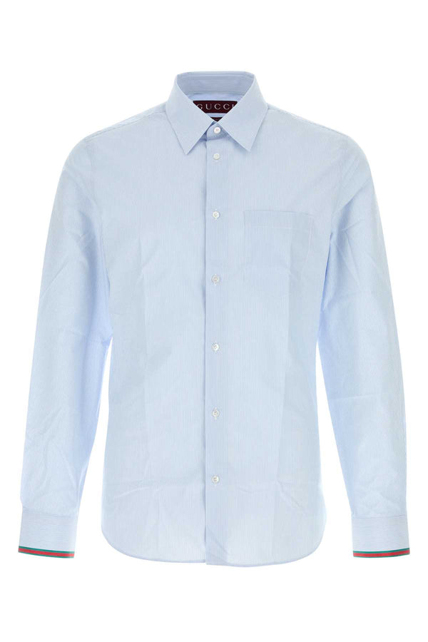 Gucci 100% Cotton shirt in light blue