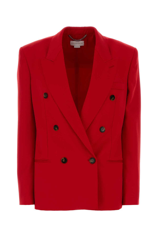 Stella McCartney Tailoring 52% Viscose 48% Cotton (outer) blazer in red