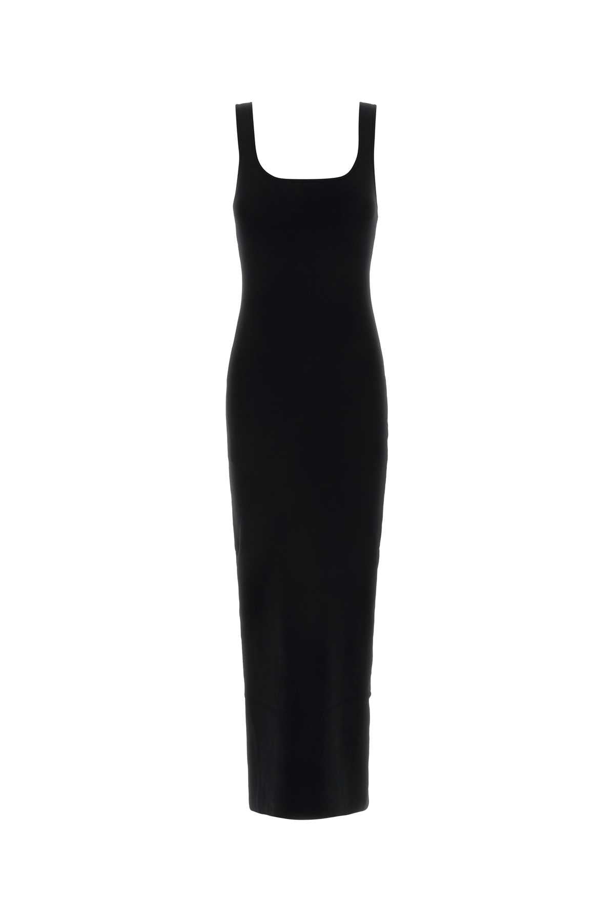 Black Knit Dress Exterior: Viscose Polyester Maglieria