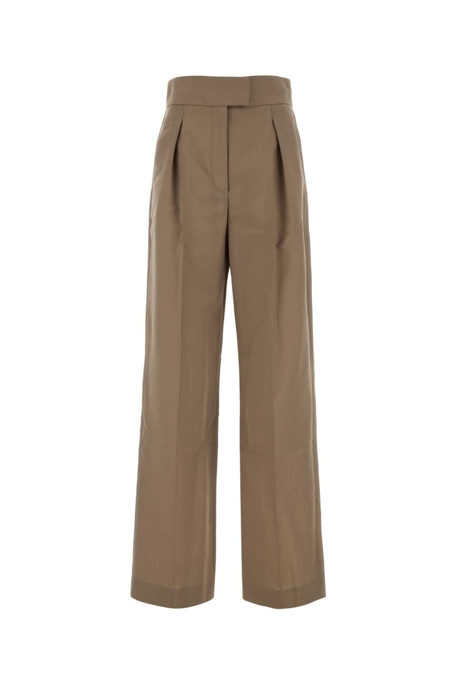 Valentino Garavani 60% Wool trousers in beige