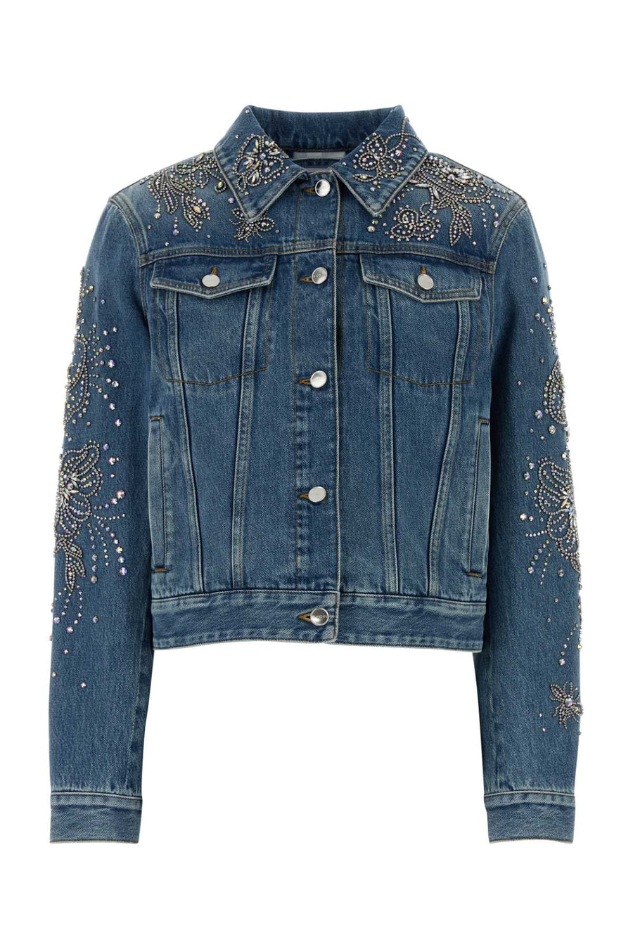 Gucci Tops Exterior: 100% Cotton; Lining: 100% Cotton jacket in blue