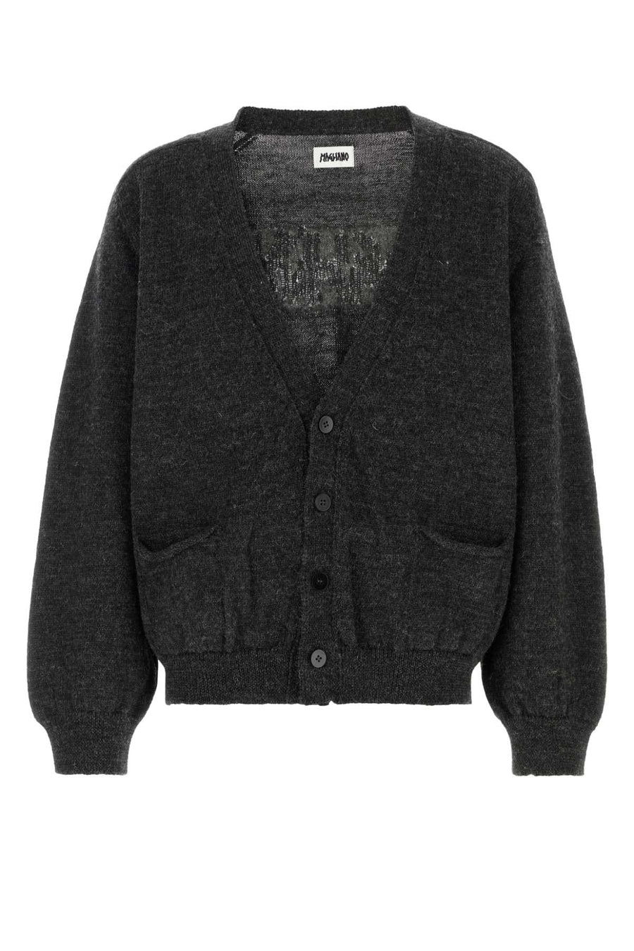 Magliano Grampa 100% Wool cardigan in gray