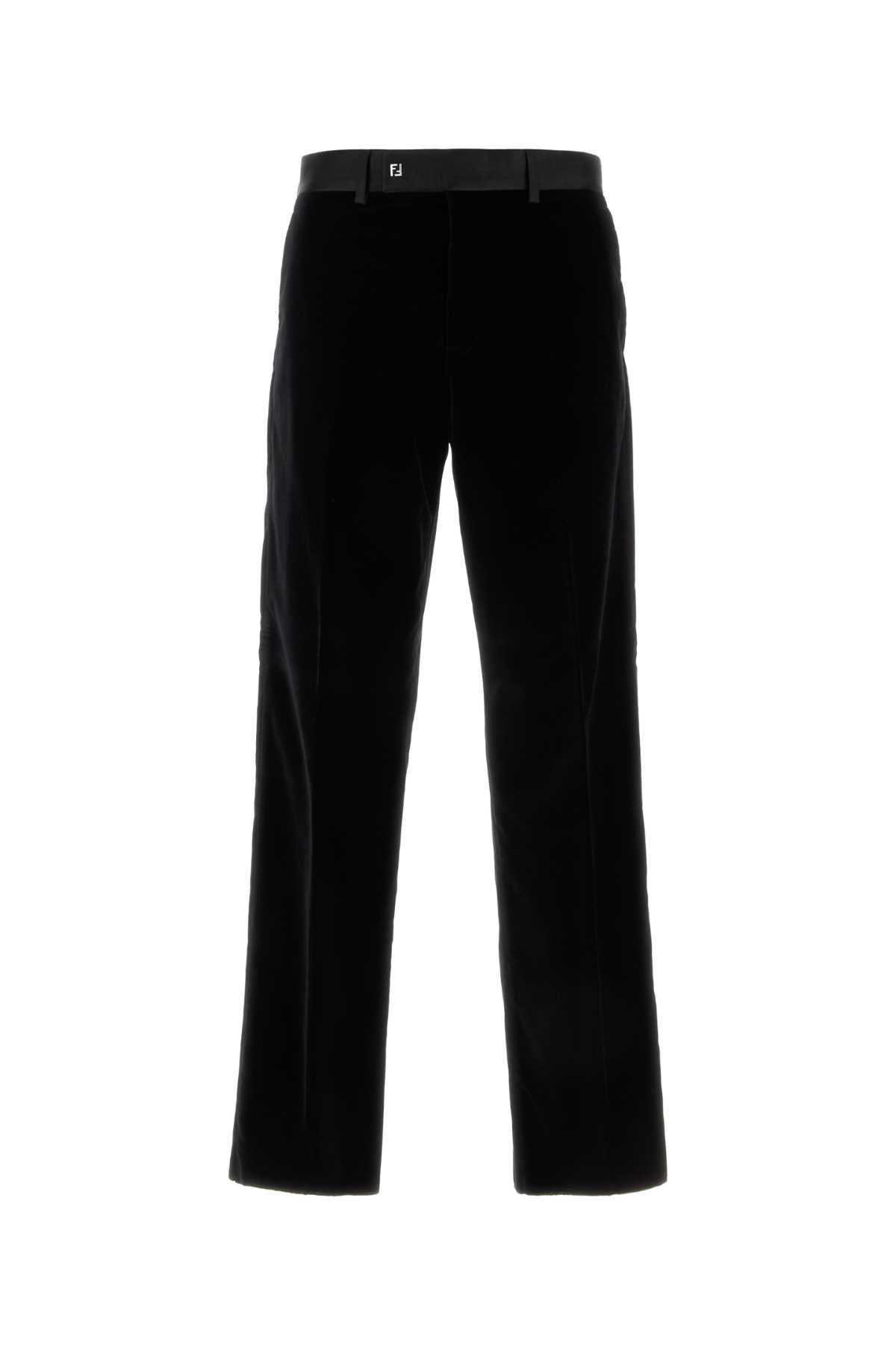 Black Velvet Pant Nero Exterior: Cotton Pantaloni