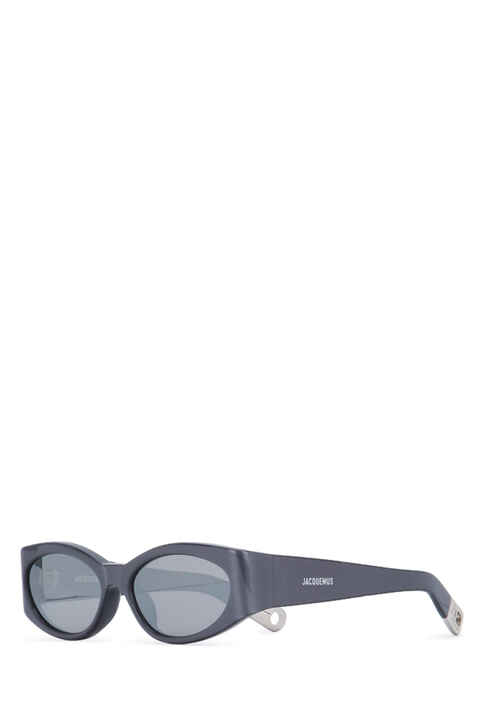 Les Lunettes Ovalo Oldsilver Acetate Occhiali Da Sole